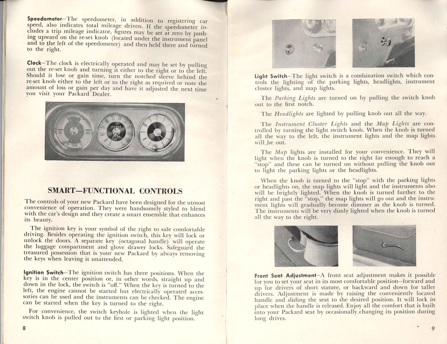 1951 Packard Owners Manual Page 3